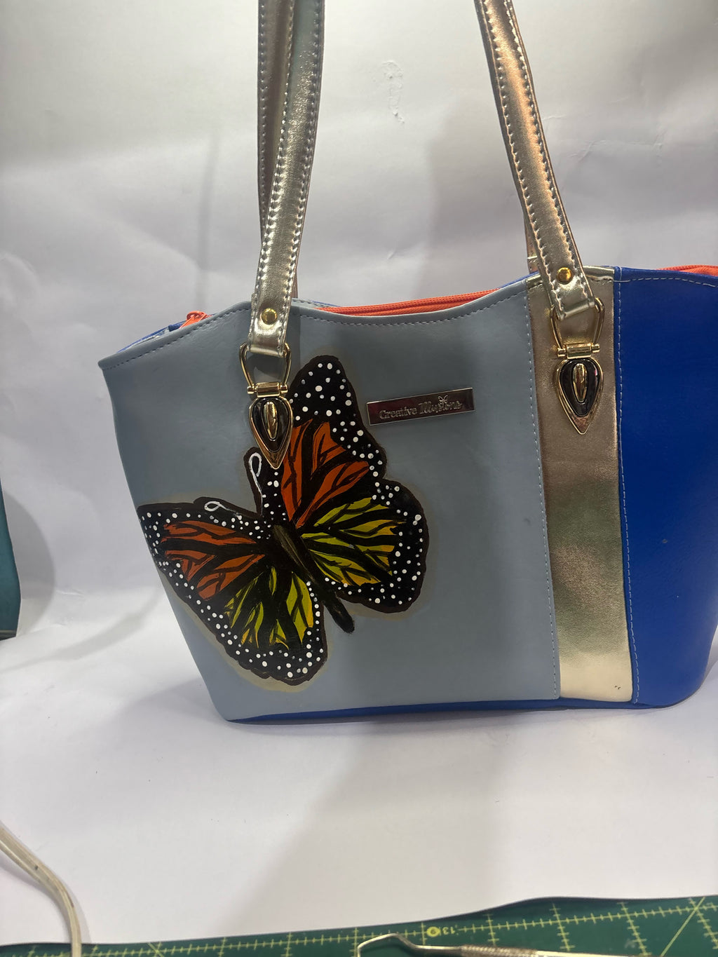 Clutch It -Monarch Elegance Tote  Custom Order only !