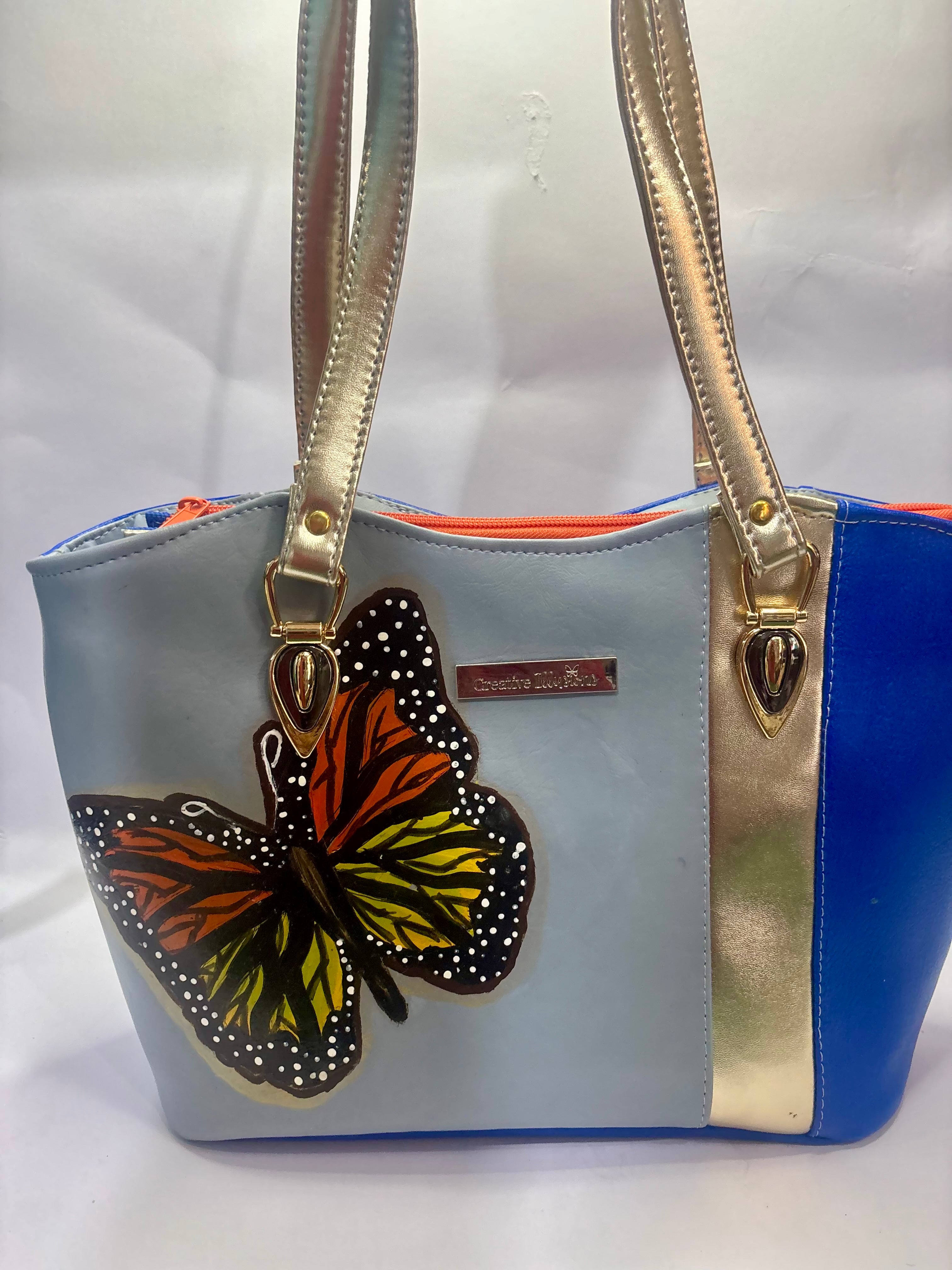 Clutch It -Monarch Elegance Tote  Custom Order only !