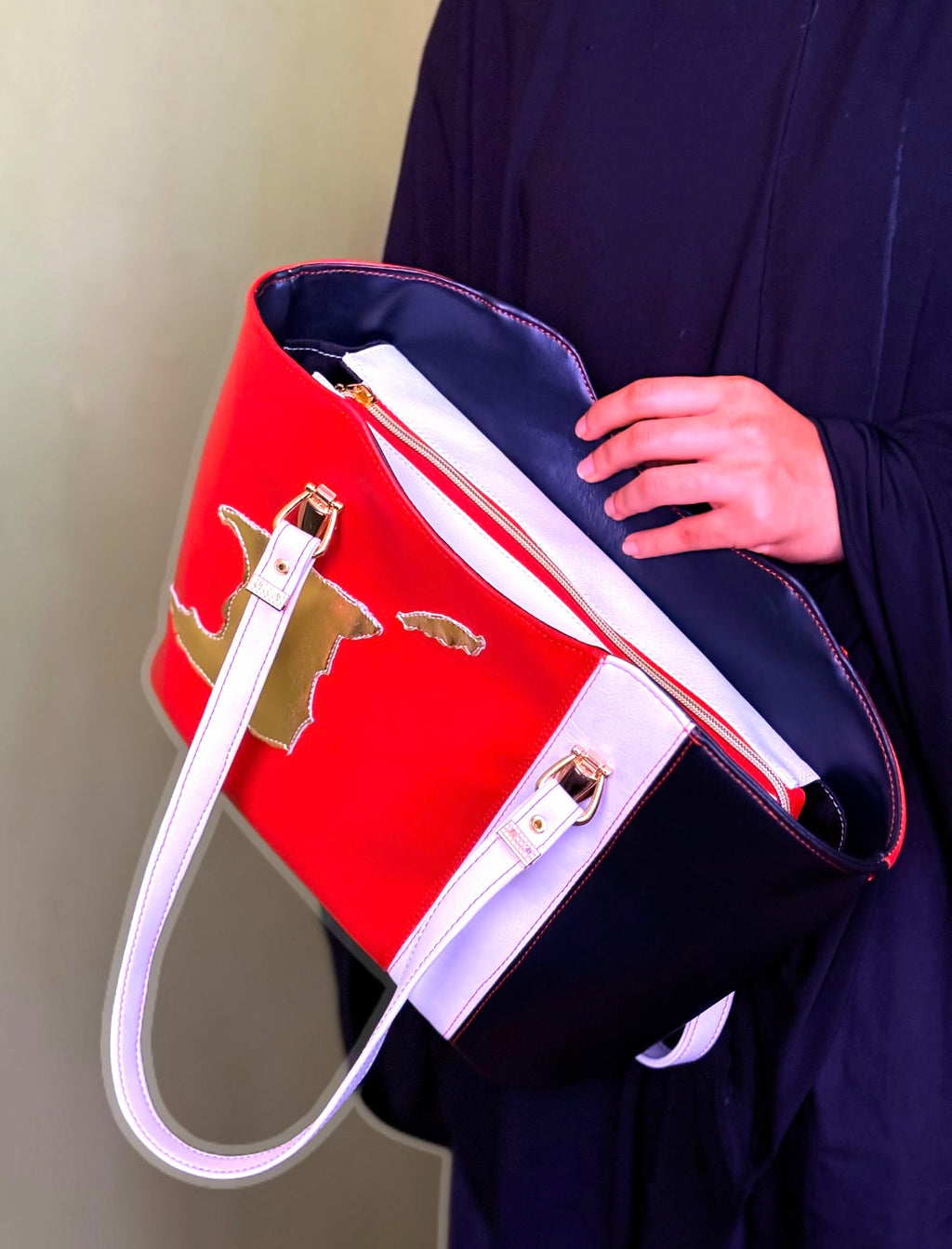 Clutch It - Trini To The Bone Tote.  Custom Order