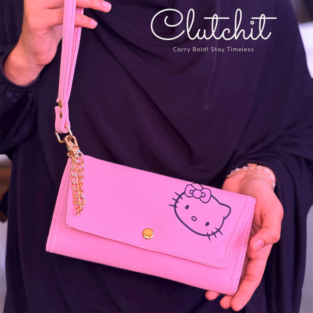 Clutchit -Ladies Wallet.               Custom Order Item !