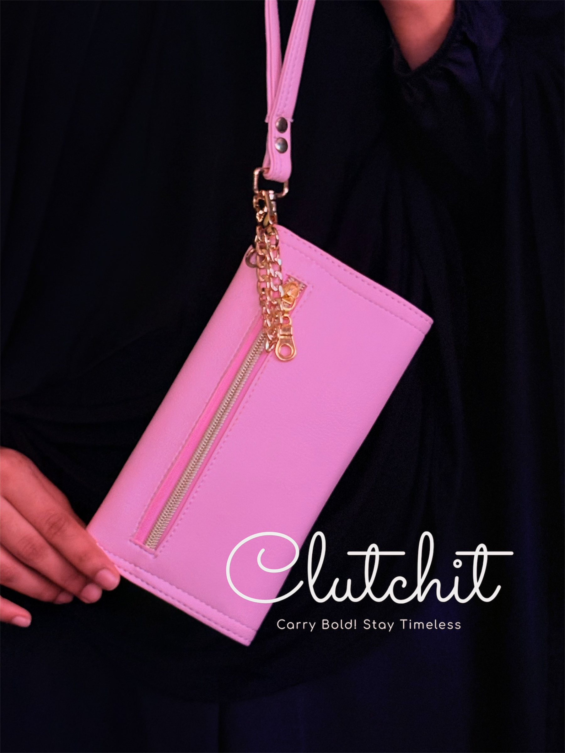 Clutchit -Ladies Wallet.               Custom Order Item !