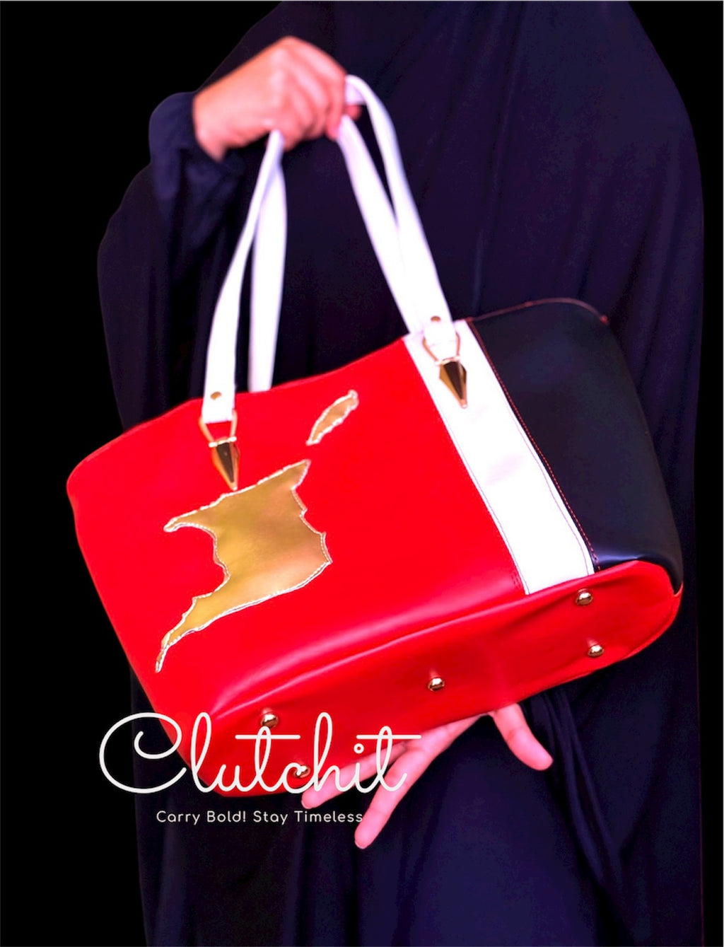 Clutch It - Trini To The Bone Tote.  Custom Order