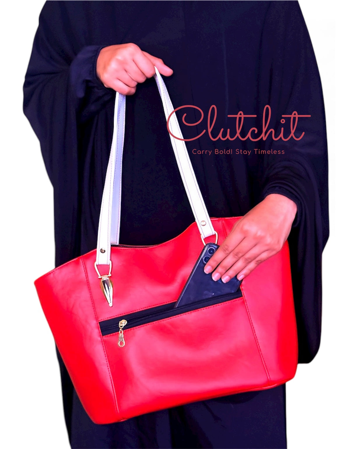 Clutch It - Trini To The Bone Tote.  Custom Order