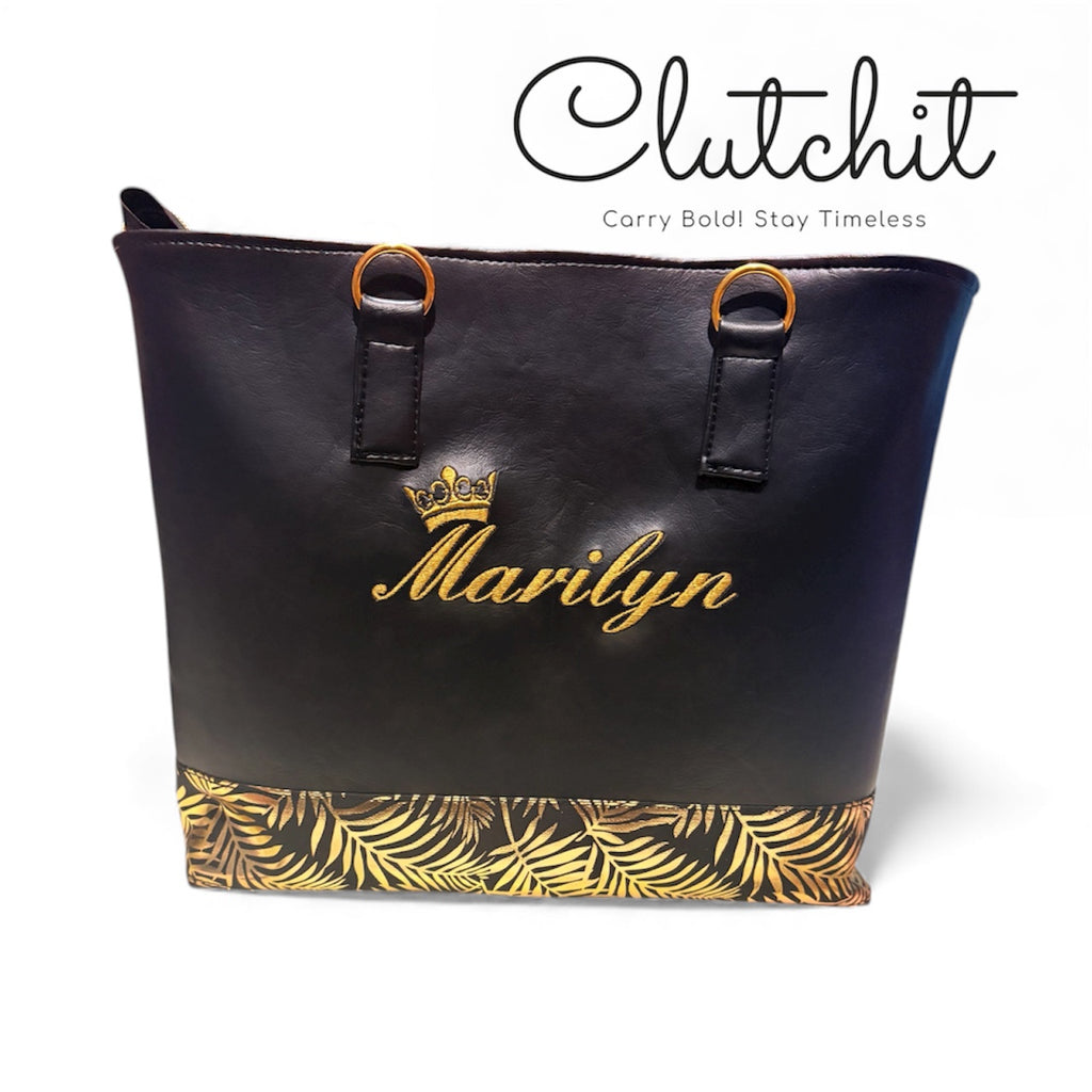 Clutchit  Personalized Tote & Wallet ! Custom Order Item
